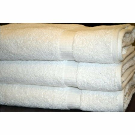 KD BUFE GOB Collection Cotton Bath Towels White , 6PK KD3171239